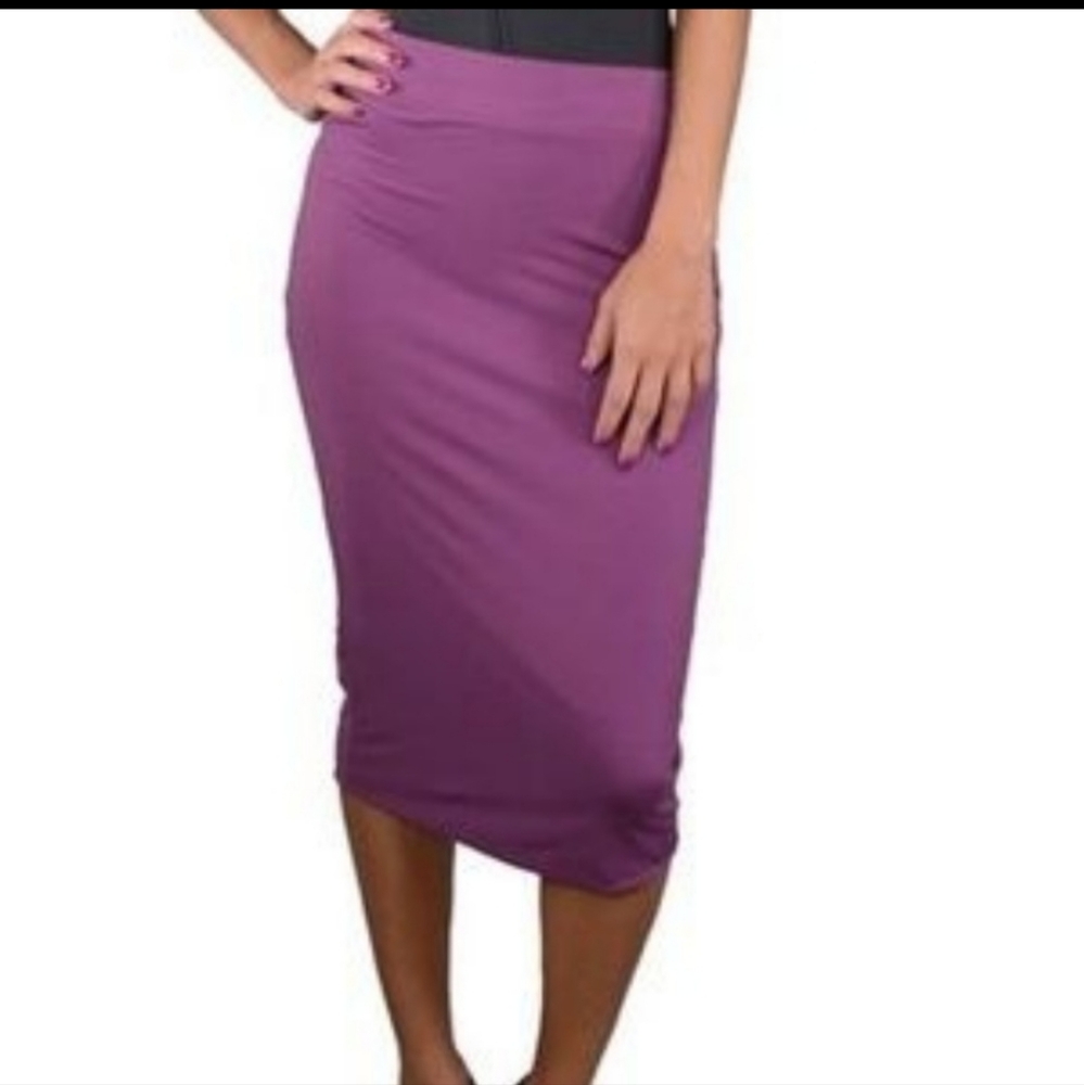 #42 Bodycon Medi Pencil Skirt - Picture 2 of 2